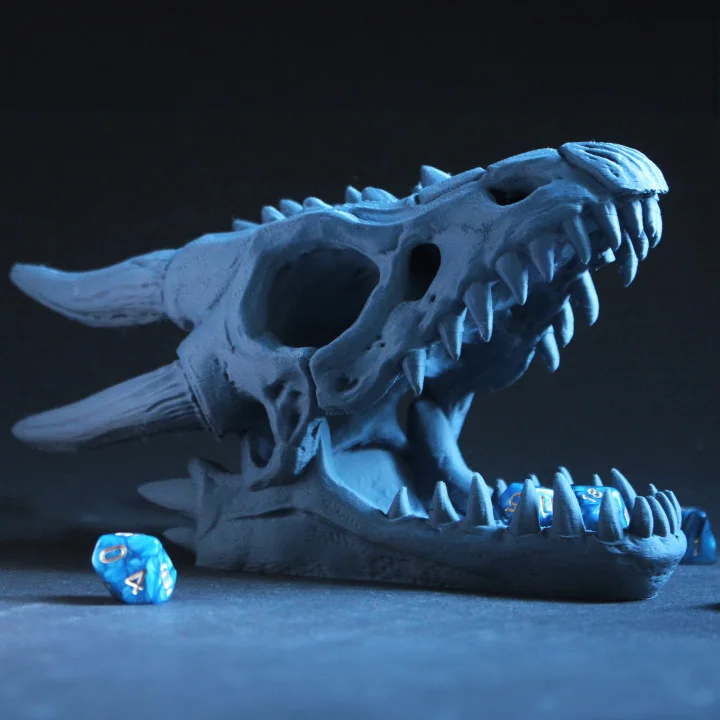 Dragon Skull Dice Tower — alternative view