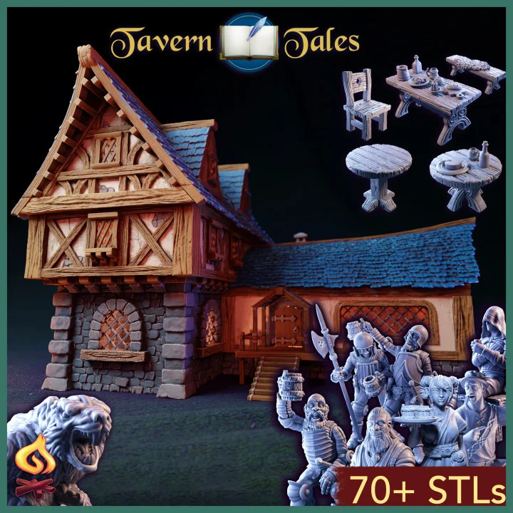 Tavern Tales — original Safehold STL collection