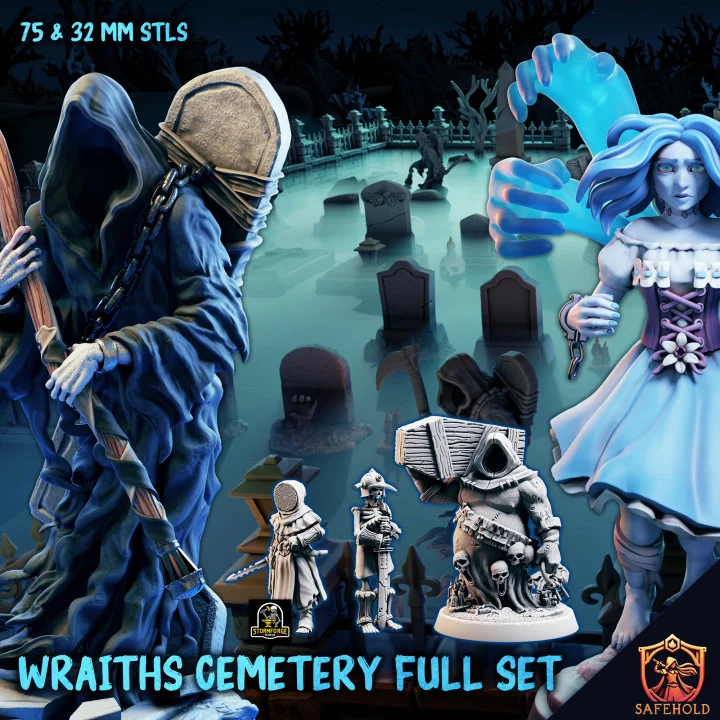 Wraiths Cemetery — original Safehold STL collection