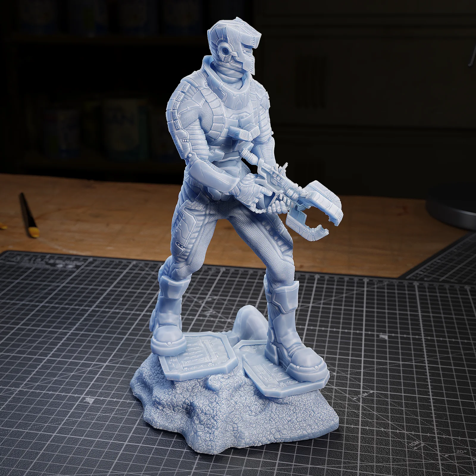 Space Soldier Statue — source gallery image 1