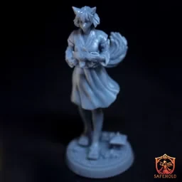Inari the Kitsune Girl - lightly dressed 75 mm — Shared by Safehold