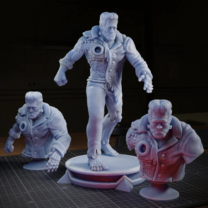 Frankenstein Statue — original Safehold STL collection