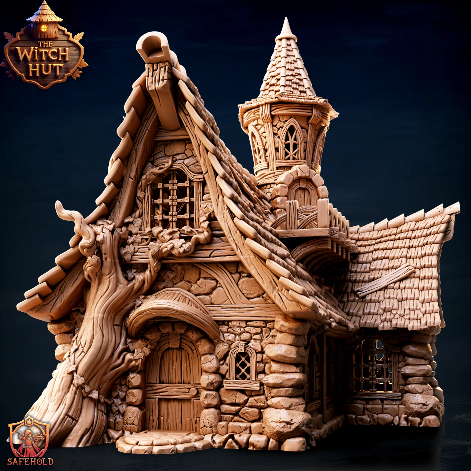 Witch Hut house — original Safehold render