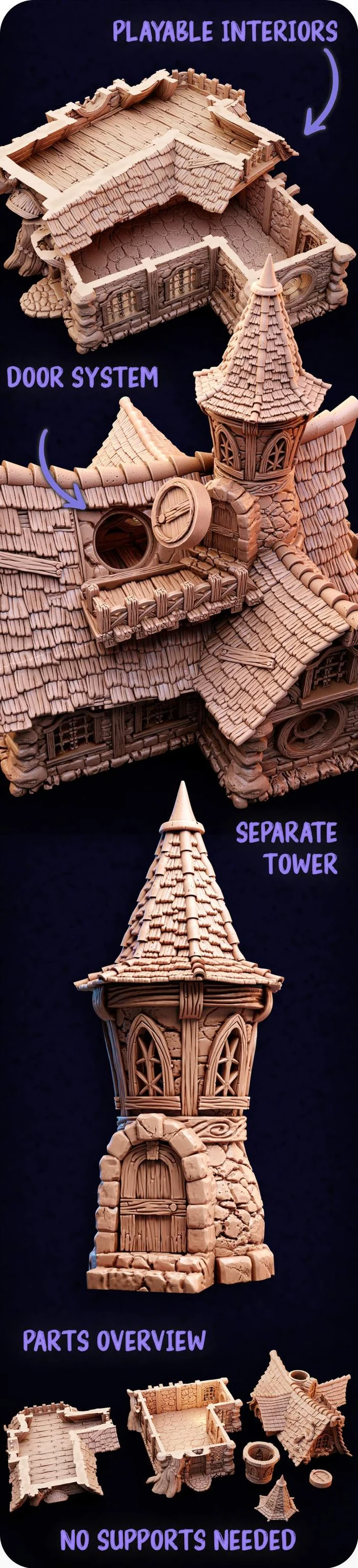 Buildings, interiors & printable parts — original Safehold campaign slide