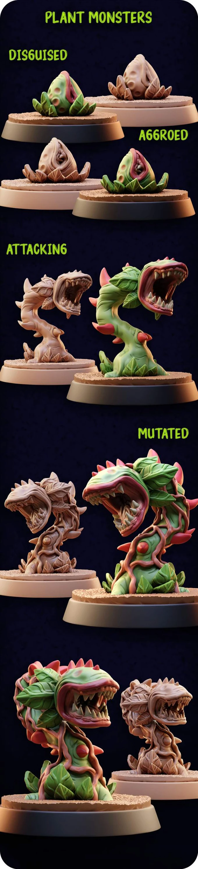 Carnivorous plants — original Safehold campaign slide